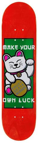 Enuff Lucky Cat Red deck comes in 3 sizes - main image