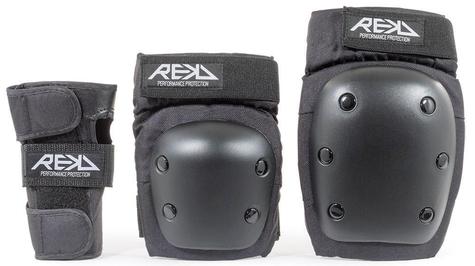 Rekd Recreational Heavy Duty Triple Pad Set For Adult Black - main image