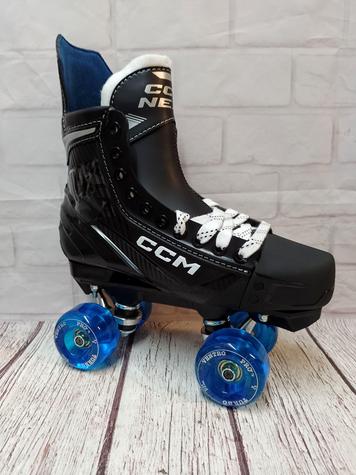 New CCM Next Custom Roller Skates Ventro Pro Wheels  - main image