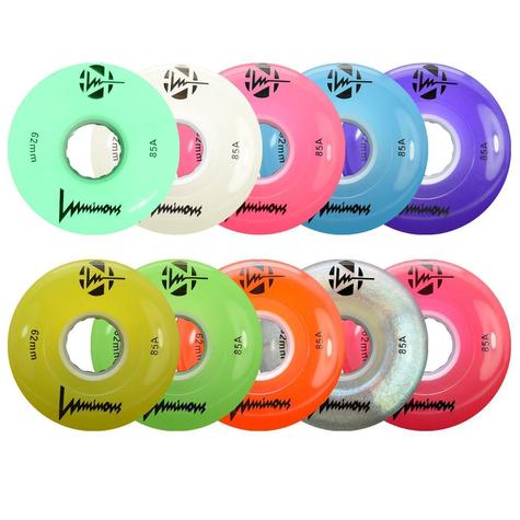 Luminous Led Light Up Quad Wheels - 62mm All Colours Pack Of 4 - main image