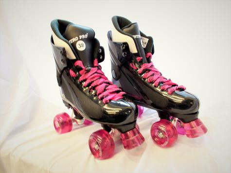 Ventro Pro QUAD ROLLER SKATE PINK SET UP