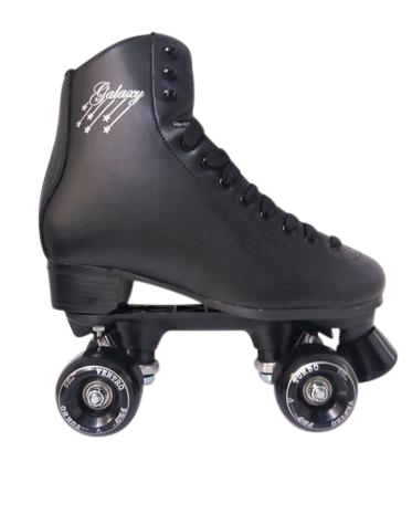 Galaxy Black Figure Roller Quad Skates