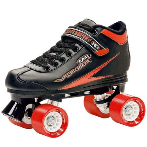 Roller Derby Viper M4 Quad Roller Skate - Black / Red