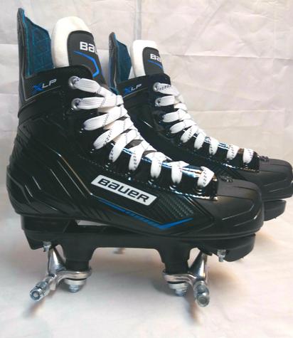 BAUER XLP CUSTOM BUILT ROLLER QUAD SKATES NO WHEELS - main image