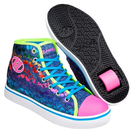 Heelys Veloz Denim / Glitter/ Rainbow