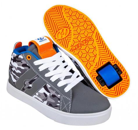 Heelys Racer Mid 20 Grey / White / Black Camo