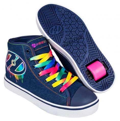 Heelys Veloz Denim / Rainbow / Drip