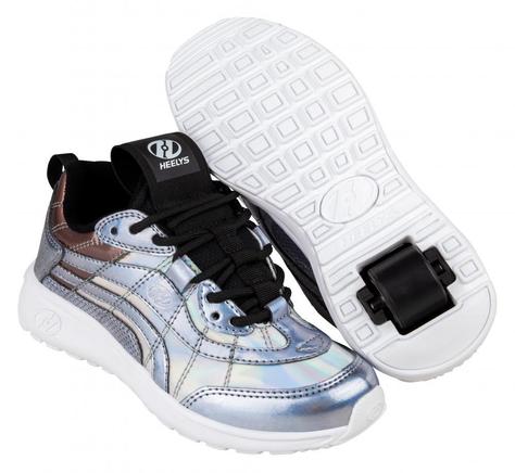 Heelys Nitro Silver Hologram Black