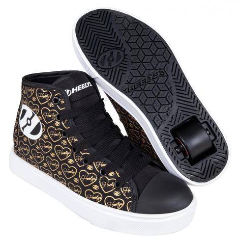 Heelys Veloz Black / Gold / Hearts