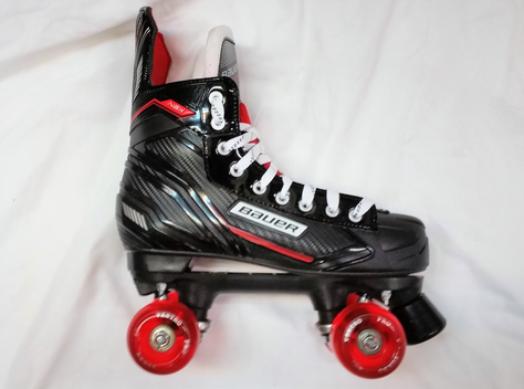 Red Ventros Bauer Quad Roller Skates NS 2018 Model
