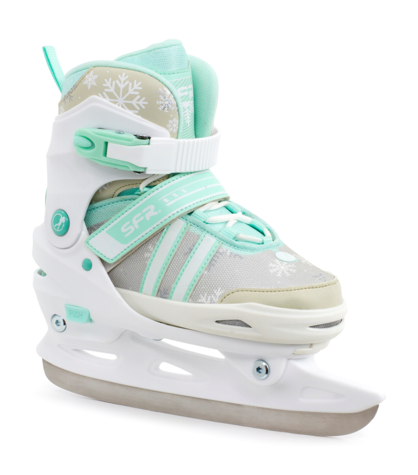 SFR Nova Adjustable Kids Ice Skates Green