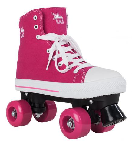 Rookie Canvas High Roller Skate pink
