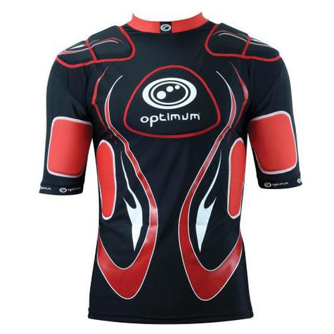 OPTIMUM BODY ProTECTION "INFERNO" Black/Red - main image