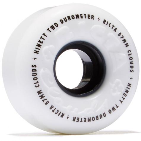 Ricta Wheels	Clouds 92a White/Black 54mm - main image