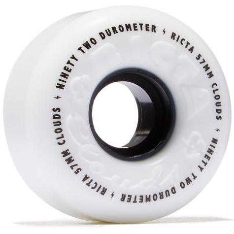 Ricta Wheels	Clouds 92a White/Black 54mm