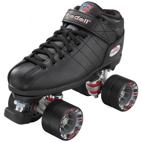 Riedell R3 Jam Quad Roller Skate Black - Adult Sizes - main image