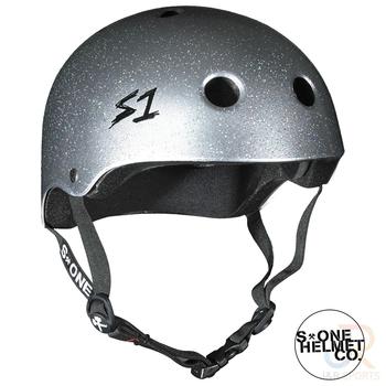 S1 Lifer Helmets - Silver Gloss Glitter