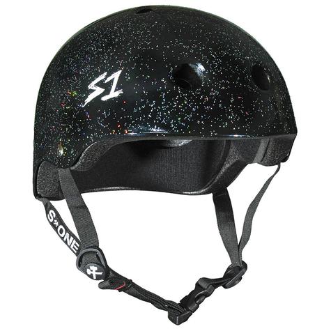 S1 Lifer Helmets - Black Gloss Glitter