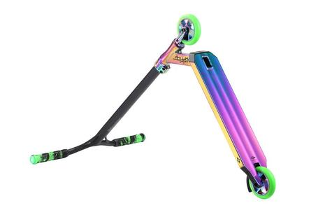 Sacrifice Flyte 115 V2 Neo Green Graffiti Scooter - main image