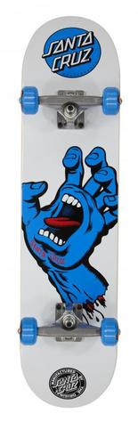 Santa Cruz Complete Screaming Hand White/Blue 7.75  IN	 - main image