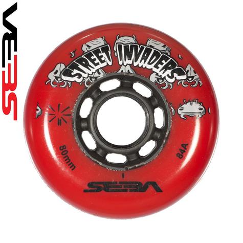Seba Street Invader Wheels - Red Per Wheel