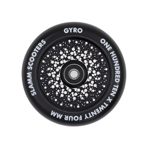 Slamm 110mm Gyro Hollow Core Wheels Black