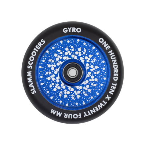 Slamm 110mm Gyro Hollow Core Wheels Blue