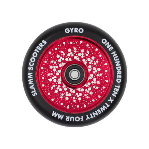 Slamm 110mm Gyro Hollow Core Wheels Red