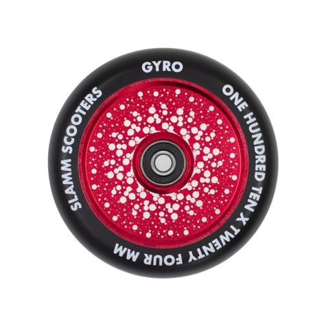 Slamm 110mm Gyro Hollow Core Wheels Red - main image