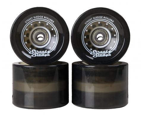 Street Sledge Rocket Wheels With Abec 7 Smoke - main image