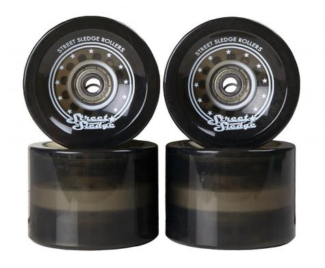 Street Sledge Rocket Wheels With Abec 7 Smoke