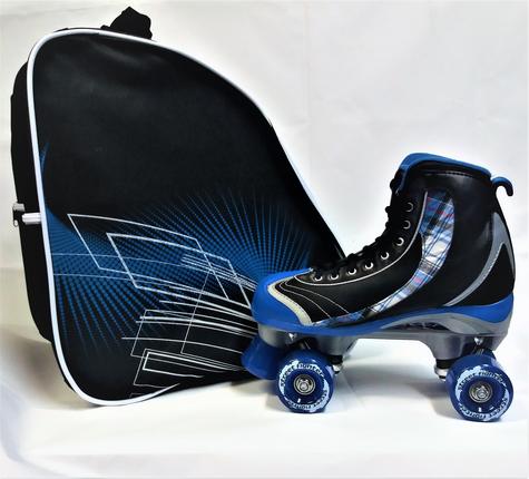 Street Fighter Kids Quad Roller Skates Inc. Skate Bag