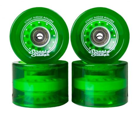 Street Sledge Haze Wheels With Abec 7 Smoke