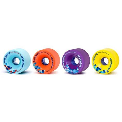 Orangatang Stimulus Wheels 70mm pack of 4 with JEHU V2 BEARINGS