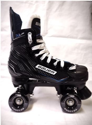 BAUER XLP CUSTOM BUILT ROLLER QUAD SKATES WITH Clouds Urethane Wheels  - main image