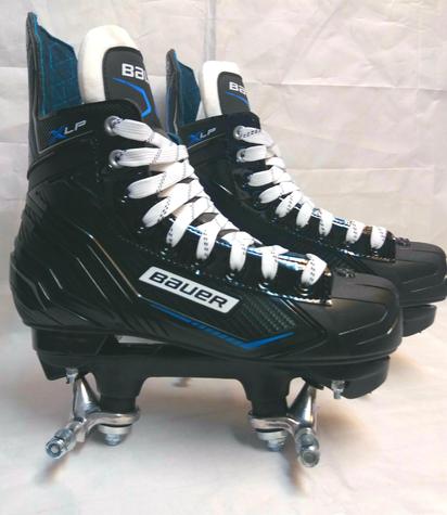 BAUER XLP CUSTOM BUILT ROLLER QUAD SKATES NO WHEELS