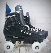 CCM Custom Next quad Roller skates WITH SIMS WHEELS
