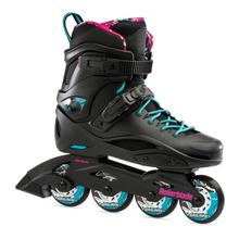 MRFYD 4 Size Adjustable Light Up Inline Roller Skates for Girls and Boys Inline Skates for Kids and Adults Men Women Adults Fun Flashing Illuminating Pu Wheels Roller Blades 