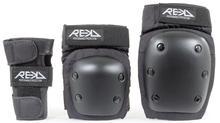 Rekd Recreational Heavy Duty Triple Pad Set For Adult Black