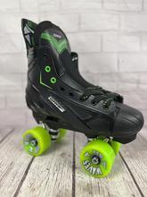 Graf Ultra custom build roller skates green edition with air wave wheels