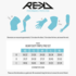 Rekd Recreational Heavy Duty Triple Pad Set For Adult Black - thumbnail image 2
