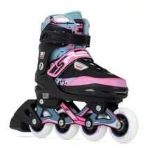 SFR Pixel Adjustable Inline Skates Blue/Pink