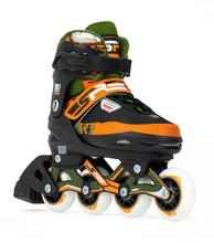 SFR Pixel Adjustable Inline Skates Green/Orange