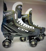 CCM Custom quad Roller skates WITH SIMS WHEELS
