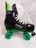  Bauer XLS Quad Cutom Skates with Sure Grip Plates - thumbnail image 1
