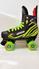 Bauer Custom Roller Skates Green Air Waves Wheels