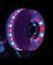 Blue Glitter Light Up Wheels Set Of 4