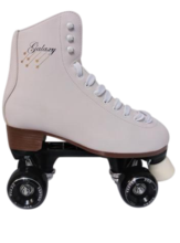 Galaxy white figure Roller Quad Skates